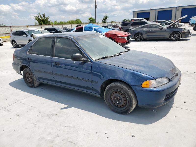 JHMEG8656PS024691 - 1993 HONDA CIVIC LX BLUE photo 4
