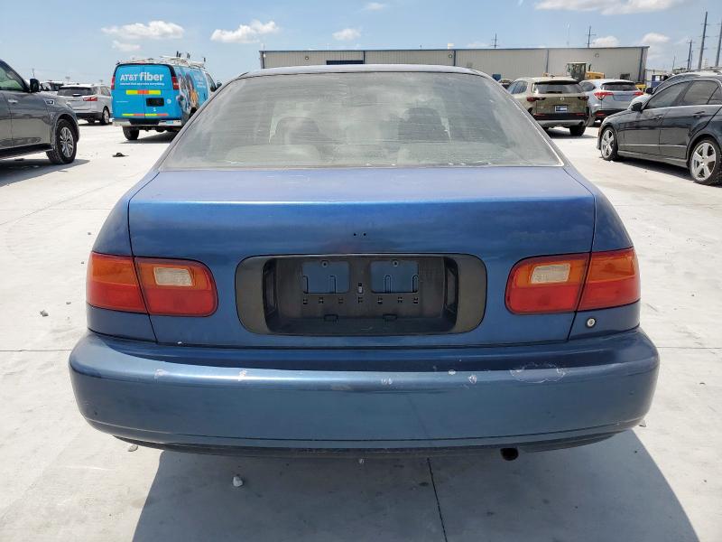 JHMEG8656PS024691 - 1993 HONDA CIVIC LX BLUE photo 6