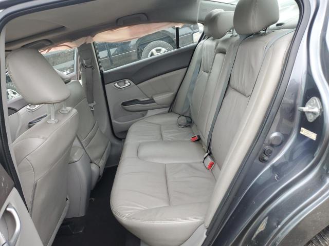 19XFB2F95CE011321 - 2012 HONDA CIVIC EXL ნაცრისფერი ფოტო 10