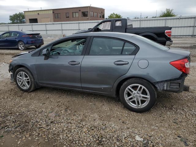 19XFB2F95CE011321 - 2012 HONDA CIVIC EXL ნაცრისფერი ფოტო 2