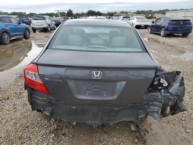 19XFB2F95CE011321 - 2012 HONDA CIVIC EXL ნაცრისფერი ფოტო 6