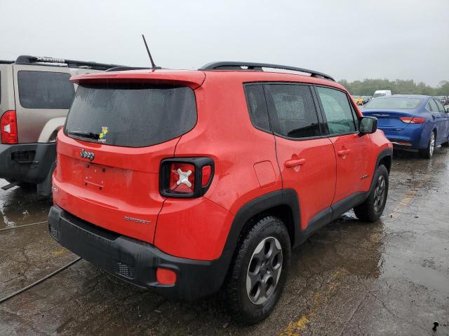 ZACCJBAT8GPE02397 - 2016 JEEP RENEGADE SPORT RED photo 3