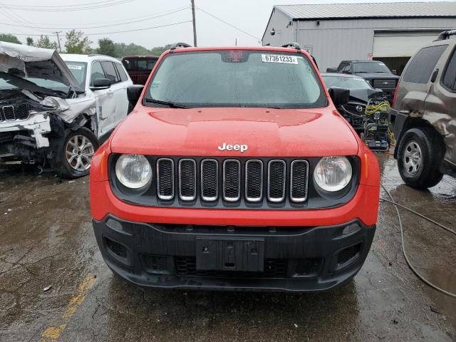 ZACCJBAT8GPE02397 - 2016 JEEP RENEGADE SPORT RED photo 5