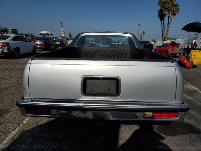 3GCCW80H9GS917232 - 1986 CHEVROLET EL CAMINO SILVER photo 6