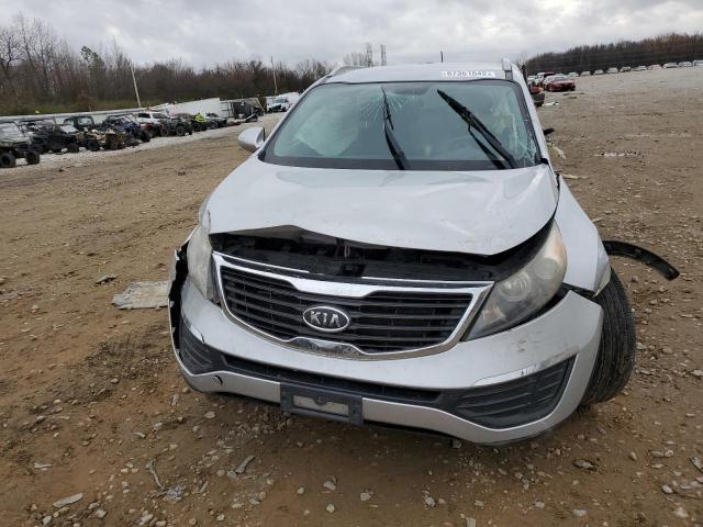 KNDPB3A21C7259487 - 2012 KIA SPORTAGE BASE SILVER photo 5