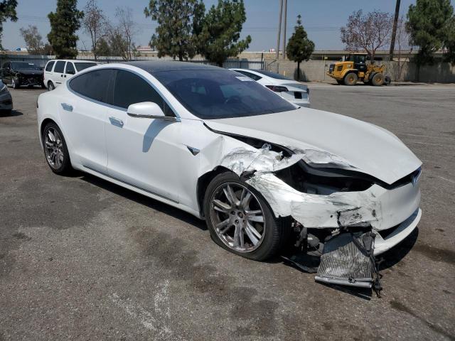 5YJSA1E29LF415619 - 2020 TESLA MODEL S Beyaz fotoğraf 4