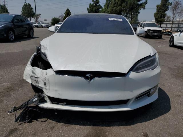 5YJSA1E29LF415619 - 2020 TESLA MODEL S Beyaz fotoğraf 5