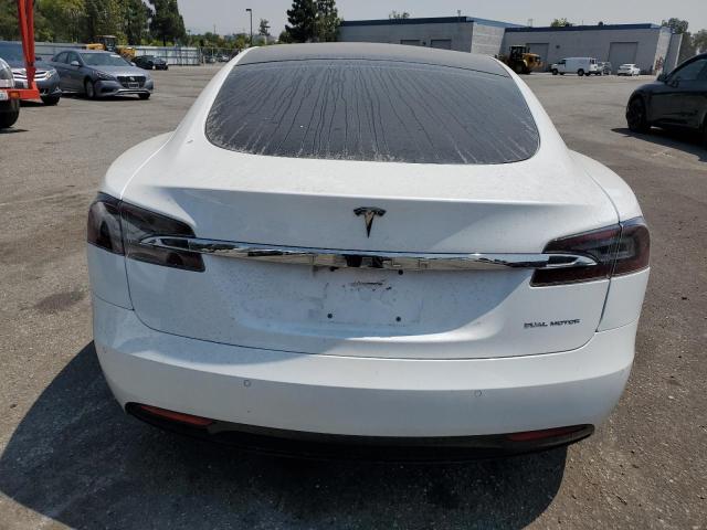 5YJSA1E29LF415619 - 2020 TESLA MODEL S Beyaz fotoğraf 6