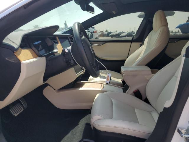5YJSA1E29LF415619 - 2020 TESLA MODEL S Beyaz fotoğraf 7