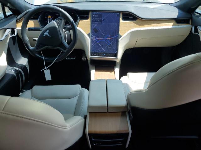 5YJSA1E29LF415619 - 2020 TESLA MODEL S Beyaz fotoğraf 8