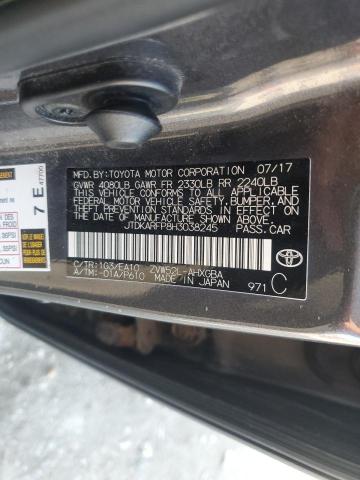 JTDKARFP8H3038245 - 2017 TOYOTA PRIUS PRIM 灰色 照片 12