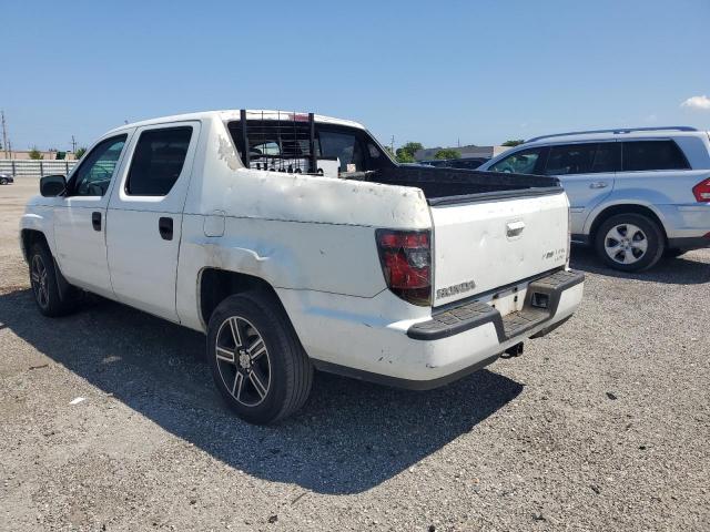 5FPYK1F75EB009834 - 2014 HONDA RIDGELINE SPORT WHITE photo 2