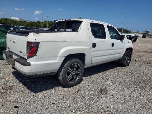 5FPYK1F75EB009834 - 2014 HONDA RIDGELINE SPORT WHITE photo 3