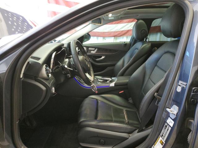 55SWF4KB9FU069969 - 2015 MERCEDES-BENZ C 300 4MATIC GRAY photo 7