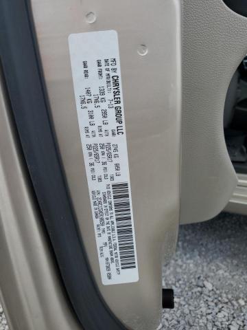 2C4RC1CGXER108250 - 2014 CHRYSLER TOWN & COU TOURING L GOLD photo 13