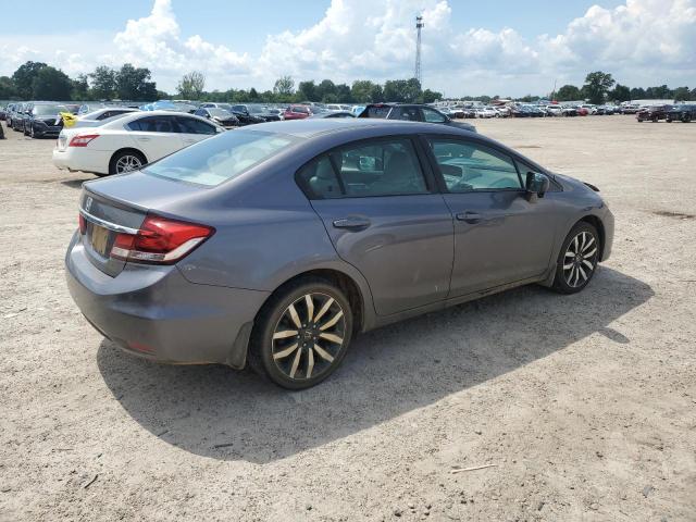 19XFB2F92FE013998 - 2015 HONDA CIVIC EXL GRAY photo 3