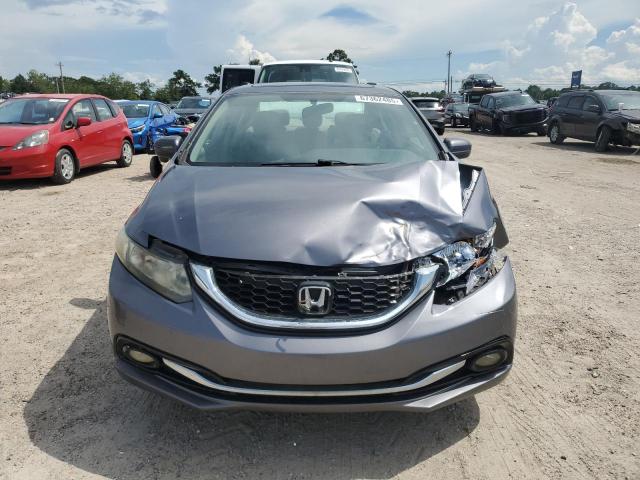 19XFB2F92FE013998 - 2015 HONDA CIVIC EXL GRAY photo 5