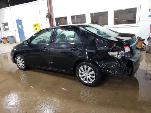 2T1BU4EE4CC818317 - 2012 TOYOTA COROLLA BASE BLACK photo 2