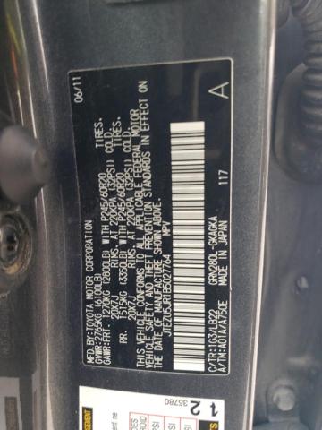 JTEZU5JR1B5027764 - 2011 TOYOTA 4RUNNER SR5 GRAY photo 13