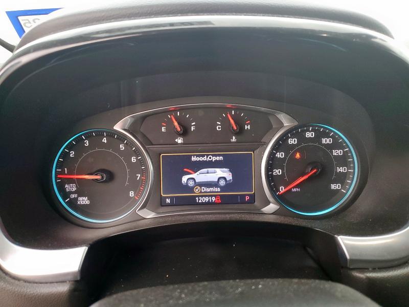 1GNERGKW1LJ246020 - 2020 CHEVROLET TRAVERSE LT SILVER photo 9