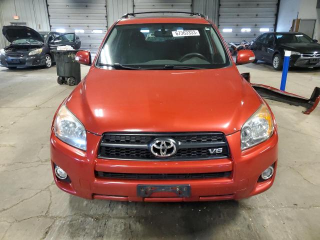 JTMRK4DV7B5102366 - 2011 TOYOTA RAV4 SPORT RED photo 5