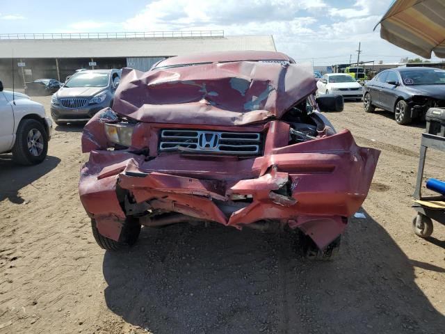 2HJYK16206H543425 - 2006 HONDA RIDGELINE RT RED photo 5