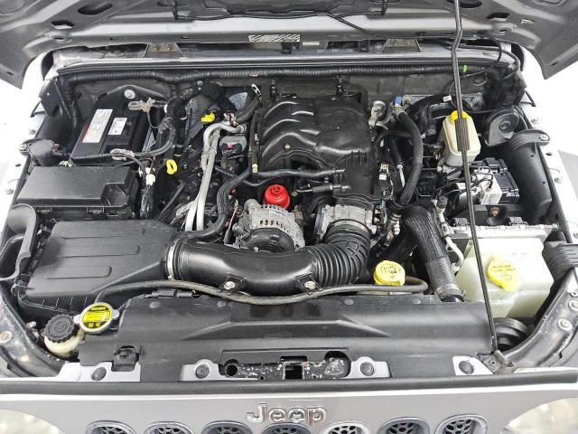 1C4AJWAG3DL633855 - 2013 JEEP WRANGLER SPORT GRAY photo 11