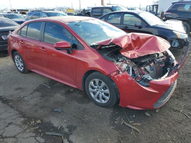 5YFEPRAEXLP058871 - 2020 TOYOTA COROLLA LE RED photo 4