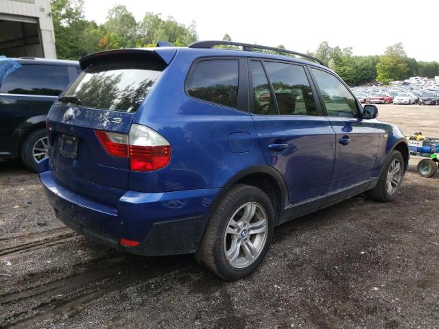 WBXPC73467WE50200 - 2007 BMW X3 3.0I BLUE photo 3