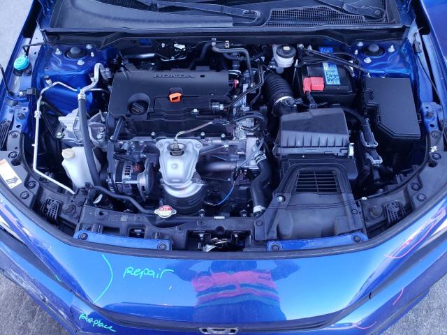 2HGFE2F59NH521863 - 2022 HONDA CIVIC SPORT BLUE photo 11
