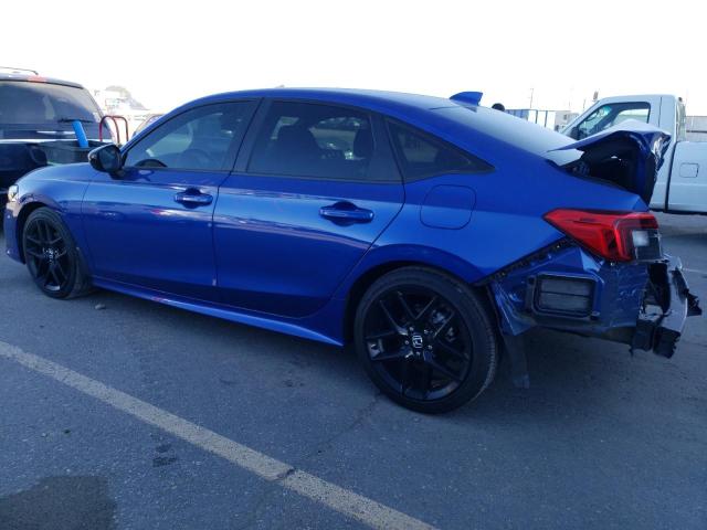 2HGFE2F59NH521863 - 2022 HONDA CIVIC SPORT BLUE photo 2