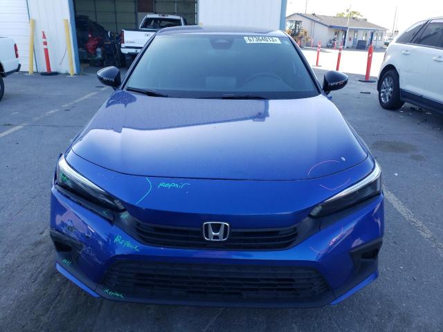 2HGFE2F59NH521863 - 2022 HONDA CIVIC SPORT BLUE photo 5