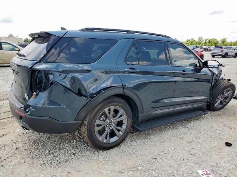 1FMSK7DH1RGA64799 - 2024 FORD EXPLORER XLT 蓝色 照片 3