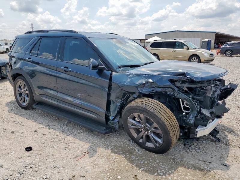 1FMSK7DH1RGA64799 - 2024 FORD EXPLORER XLT 蓝色 照片 4