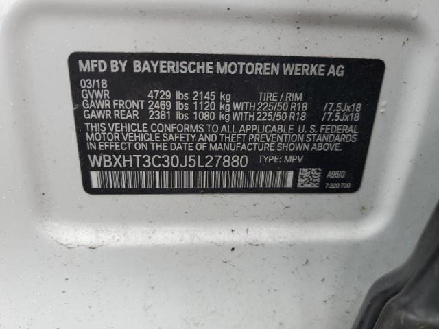 WBXHT3C30J5L27880 - 2018 BMW X1 XDRIVE28I Ağ foto 13