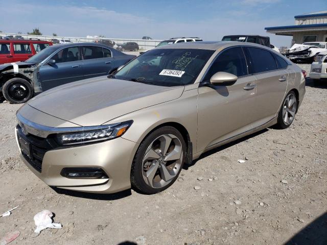 1HGCV2F98JA028030 - 2018 HONDA ACCORD TOURING GOLD photo 1