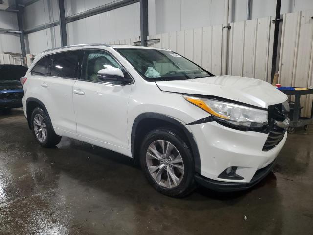5TDJKRFH9ES039495 - 2014 TOYOTA HIGHLANDER XLE 白色 照片 4