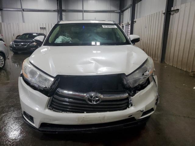 5TDJKRFH9ES039495 - 2014 TOYOTA HIGHLANDER XLE 白色 照片 5