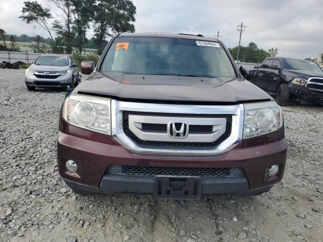 5FNYF3H67BB027731 - 2011 HONDA PILOT EXL BURGUNDY photo 5