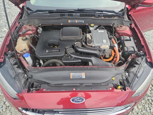 3FA6P0LU0KR222602 - 2019 FORD FUSION SE Червоний фото 11