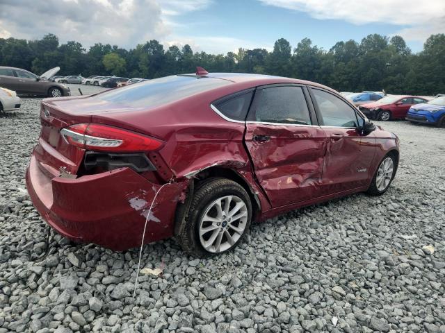 3FA6P0LU0KR222602 - 2019 FORD FUSION SE Червоний фото 3
