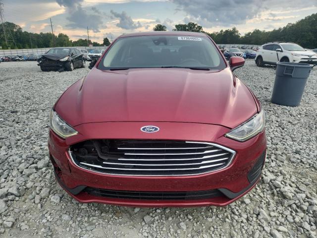 3FA6P0LU0KR222602 - 2019 FORD FUSION SE Червоний фото 5