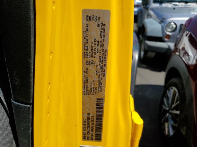 1C4HJXDG0MW537194 - 2021 JEEP WRANGLER U SPORT Sarı foto 14