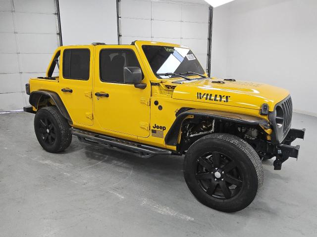 1C4HJXDG0MW537194 - 2021 JEEP WRANGLER U SPORT Sarı foto 4