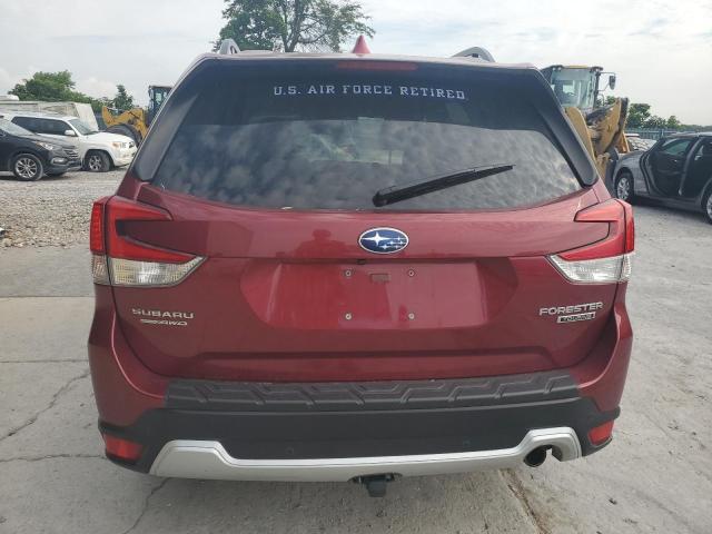 JF2SKAXC8LH501671 - 2020 SUBARU FORESTER TOURING MAROON photo 6
