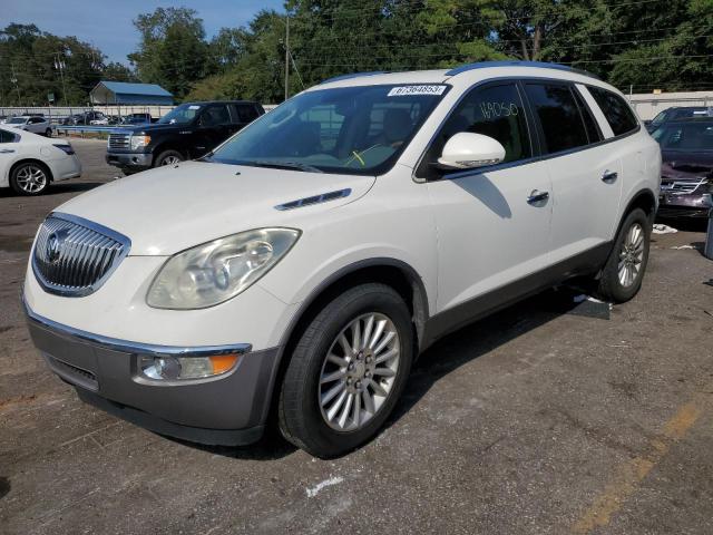 5GAKRBED4BJ355757 - 2011 BUICK ENCLAVE CXL WHITE photo 1