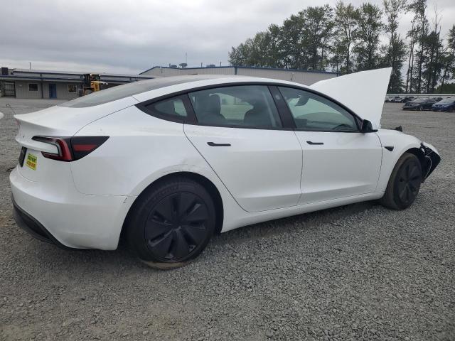 5YJ3E1EA7SF043163 - 2025 TESLA MODEL 3 白色 照片 3