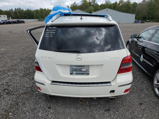 WDCGG8HB3AF507532 - 2010 MERCEDES-BENZ GLK 350 4MATIC WHITE photo 6