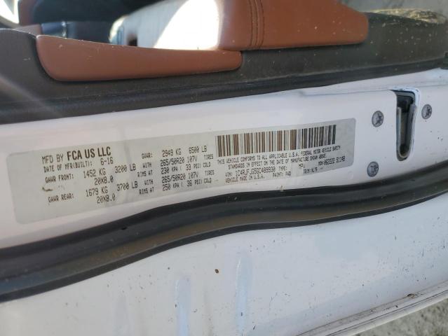 1C4RJFJG5GC489930 - 2016 JEEP GRAND CHER SUMMIT Ağ foto 12