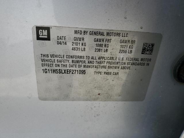 1G11H5SLXEF271095 - 2014 CHEVROLET MALIBU LTZ ვერცხლისფერი ფოტო 13